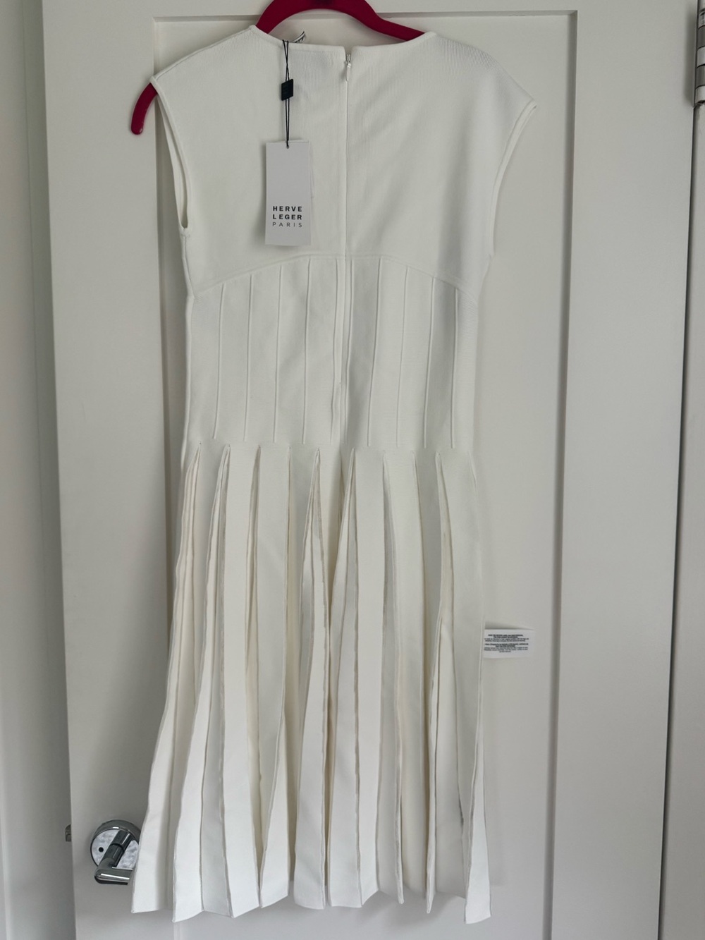 NWT Herve Leger White Annabel Dress Size S - Picture 3 of 8